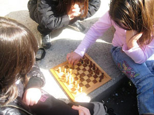 scacchi a terra